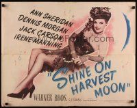 7z616 SHINE ON HARVEST MOON style A 1/2sh '44 full-length image of sexy Ann Sheridan!