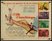 7z620 SILK STOCKINGS style B 1/2sh '57 musical version of Ninotchka with Fred Astaire & Charisse!