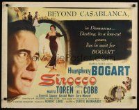7z626 SIROCCO 1/2sh '51 Humphrey Bogart goes beyond Casablanca in Damascus, sexy Marta Toren!