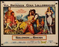 7z638 SOLOMON & SHEBA style B 1/2sh '59 Yul Brynner with hair & super sexy Gina Lollobrigida!