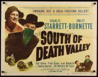 7z643 SOUTH OF DEATH VALLEY 1/2sh '49 Charles Starrett as the Durango Kid, Smiley Burnette!