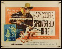 7z650 SPRINGFIELD RIFLE 1/2sh '52 cool close-up of Gary Cooper with rifle!