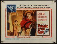 7z691 TRACK OF THE CAT 1/2sh '54 Robert Mitchum & Teresa Wright in a startling love story!