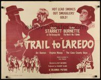 7z694 TRAIL TO LAREDO 1/2sh '48 Charles Starrett as The Durango Kid with Smiley Burnette!