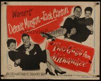 7z698 TWO GUYS FROM MILWAUKEE style B 1/2sh '46 Dennis Morgan, Jack Carson, Joan Leslie, Paige!