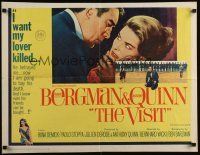 7z715 VISIT 1/2sh '64 Ingrid Bergman wants to kill her lover Anthony Quinn!