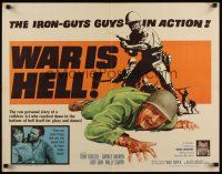 7z722 WAR IS HELL 1/2sh '64 Tony Russell, Korean War, cool art of wounded soldier!