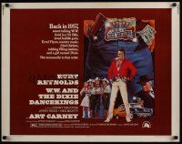 7z716 W.W. & THE DIXIE DANCEKINGS 1/2sh '75 art of Burt Reynolds as '50s country hoodlum!