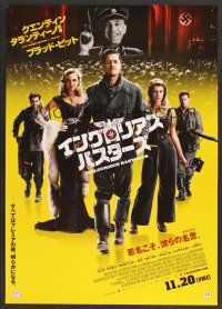 7z070 INGLOURIOUS BASTERDS advance Japanese '09 Quentin Tarantino, Brad Pitt, Christoph Waltz!