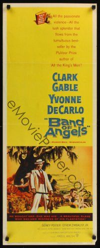 8a040 BAND OF ANGELS insert '57 Clark Gable buys beautiful slave mistress Yvonne De Carlo!