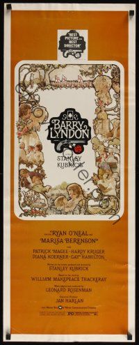 8a042 BARRY LYNDON insert '75 Stanley Kubrick, Ryan O'Neal, historical romantic war melodrama!