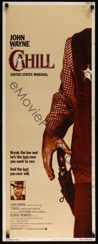 8a094 CAHILL insert '73 George Kennedy, classic United States Marshall big John Wayne!