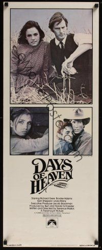 8a151 DAYS OF HEAVEN insert '78 Richard Gere, Brooke Adams, directed by Terrence Malick!