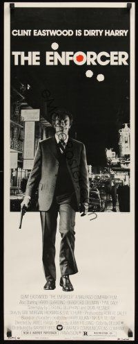 8a187 ENFORCER insert '76 cool different photo of Clint Eastwood as Dirty Harry by Bill Gold!