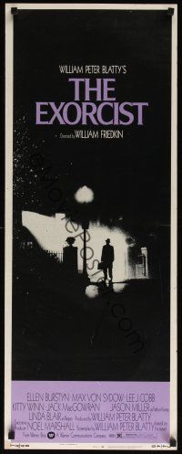 8a197 EXORCIST insert '74 William Friedkin, Max Von Sydow, William Peter Blatty horror classic!