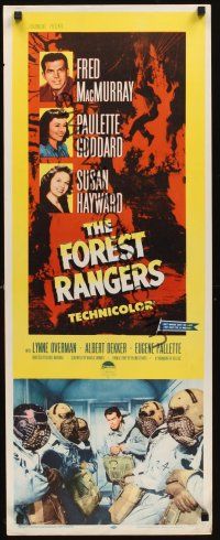 8a227 FOREST RANGERS insert R58 Fred MacMurray, Paulette Goddard, Susan Hayward!