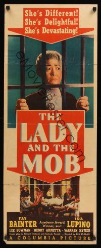 8a355 LADY & THE MOB insert '39 Ida Lupino, Fay Bainter, different, delightful, devastating!