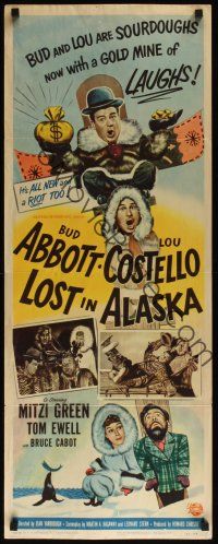 8a382 LOST IN ALASKA insert '52 wacky artwork of Bud Abbott & Lou Costello!