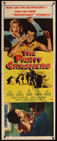 8a475 PARTY CRASHERS insert '58 Frances Farmer, who are the delinquents, kids or their parents?