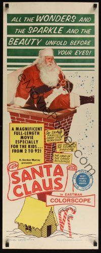 8a546 SANTA CLAUS insert '60 wonderful Christmas artwork of Santa Claus!