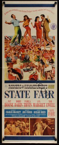 8a603 STATE FAIR insert '62 Pat Boone, Rodgers & Hammerstein musical!