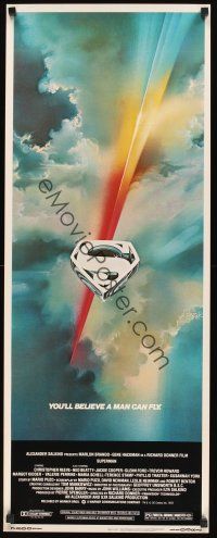 8a621 SUPERMAN insert '78 comic book hero Christopher Reeve, Gene Hackman, Bob Peak art!