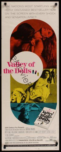 8a707 VALLEY OF THE DOLLS insert '67 sexy Sharon Tate, from Jacqueline Susann's erotic novel!