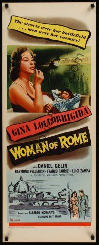 8a740 WOMAN OF ROME insert '56 love was sexy Gina Lollobrigida's profession but men were her career!