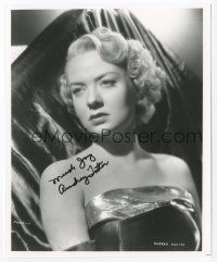 8b059 AUDREY TOTTER signed 8x10 REPRO still '80s head & shoulders close up wearing sexy dress!