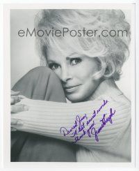 8b078 JANET LEIGH signed 8x10 REPRO still '80s great close portrait of the sexy star!
