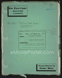 8b180 GREAT HOTEL MURDER final shooting script December 27, 1934, screenplay by Arthur Kober!