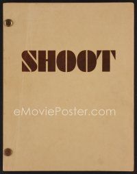 8b199 SHOOT script '76 Canadian crime thriller, screenplay by Richard Berg!