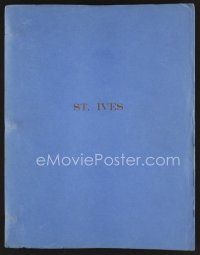 8b202 ST. IVES script September 29, 1975, screenplay by Barry Beckerman!