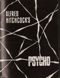 8b141 PSYCHO Danish program '61 Janet Leigh, Anthony Perkins, Alfred Hitchcock, different!