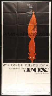 8d393 FOX 3sh '68 Sandy Dennis, Kier Dullea, Anne Heywood, cool art by L & D Dillon!