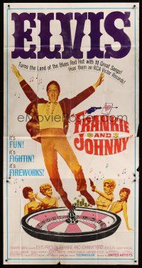 8d394 FRANKIE & JOHNNY 3sh '66 Elvis Presley turns the land of the blues red hot!