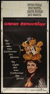 8d408 GREAT CATHERINE 3sh '68 Peter O'Toole & sexy Jeanne Moreau, George Bernard Shaw