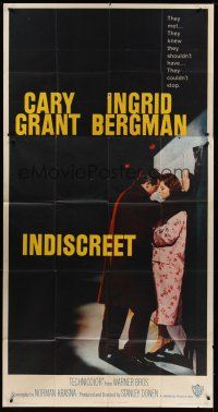 8d433 INDISCREET 3sh '58 Cary Grant & Ingrid Bergman, directed by Stanley Donen!