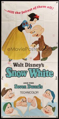 8d531 SNOW WHITE & THE SEVEN DWARFS 3sh R67 Walt Disney animated cartoon fantasy classic!