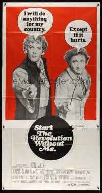 8d540 START THE REVOLUTION WITHOUT ME 3sh '70 Gene Wilder, Donald Sutherland