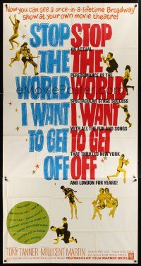 8d542 STOP THE WORLD I WANT TO GET OFF 3sh '66 Tony Tanner & Millicent Martin in Saville musical!