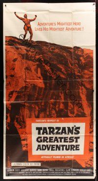 8d553 TARZAN'S GREATEST ADVENTURE 3sh '59 hero Gordon Scott lives his mightiest adventure!
