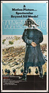 8d583 WATERLOO int'l 3sh '70 great artwork of Rod Steiger as Napoleon Bonaparte!