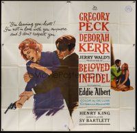 8d070 BELOVED INFIDEL 6sh '59 Gregory Peck as F. Scott Fitzgerald & Deborah Kerr as Sheila Graham!