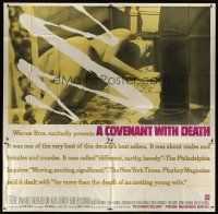 8d080 COVENANT WITH DEATH 6sh '67 the line between lust, love and murder is as fragile as her neck!