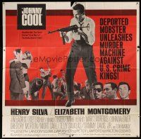 8d106 JOHNNY COOL 6sh '63 Henry Silva, sexy Bewitched star Elizabeth Montgomery in film noir!