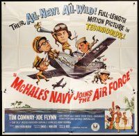 8d119 McHALE'S NAVY JOINS THE AIR FORCE 6sh '65 great art of Tim Conway in wacky flying ship!