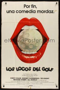 8d188 CADDYSHACK Argentinean '80 Chevy Chase, Bill Murray, Rodney Dangerfield, golf classic!