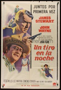 8d255 MAN WHO SHOT LIBERTY VALANCE Argentinean '62 John Wayne & James Stewart 1st time together!