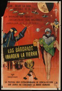 8d267 MYSTERIANS Argentinean '59 Ishiro Honda, abducting Earth's women & leveling its cities!